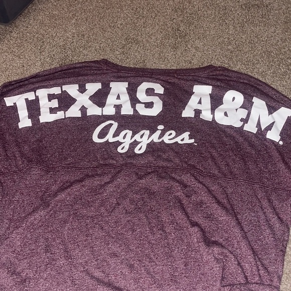 Texas A&M Maroon Crewneck Sweatshirt with Logo and words across back - Picture 4 of 6